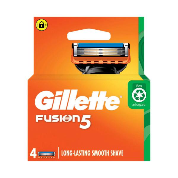 Buy Gillette Fusion Razor Blades 4 Pack Coles