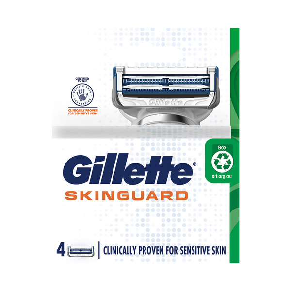 Buy Gillette Skinguard Razor Blades 4 pack | Coles