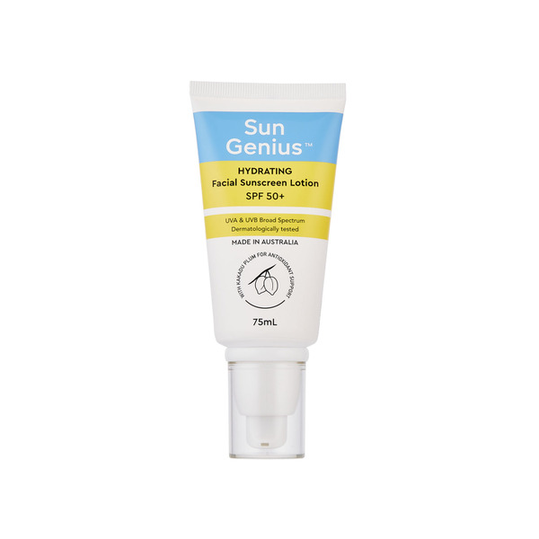 Sun Genius Hydrating Facial Sunscreen Lotion Tube SPF 50+