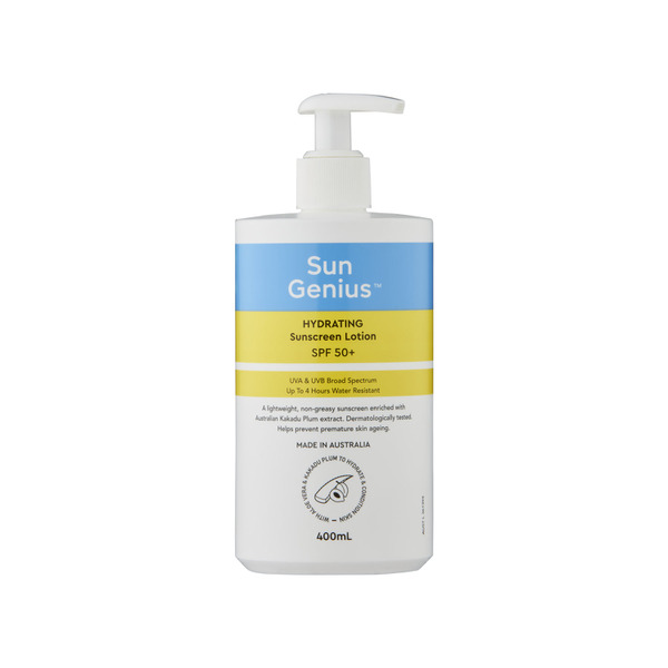 Sun Genius Hydrating Sunscreen Lotion Pump SPF 50+