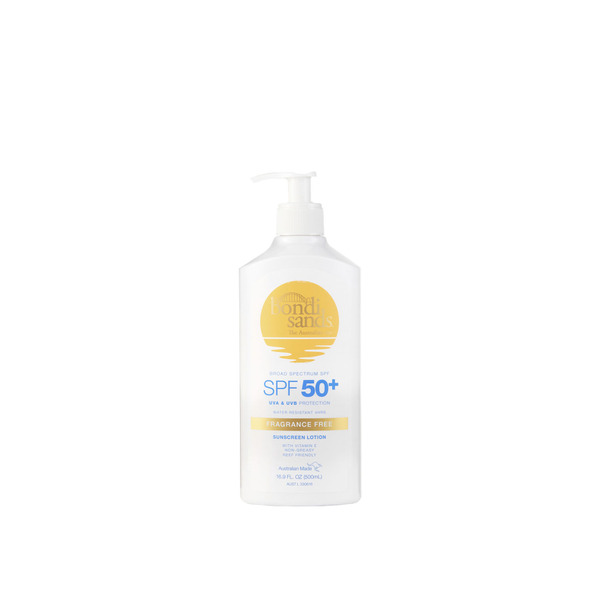 Bondi Sands SPF 50+ Fragrance Free Sunscreen Lotion Value Pump 500mL