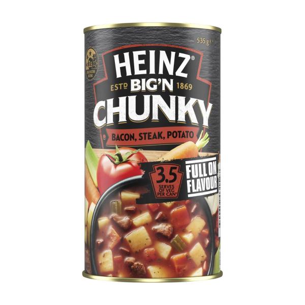 Heinz Big'N Chunky Soup Bacon Steak & Potato