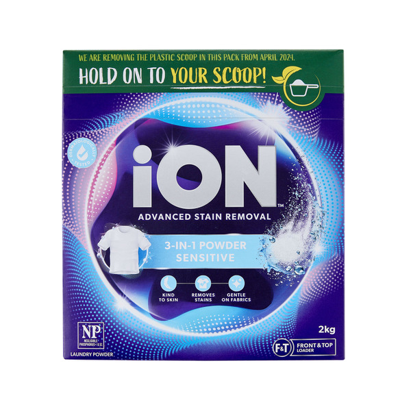 Ion Sensitive Laundry Powder