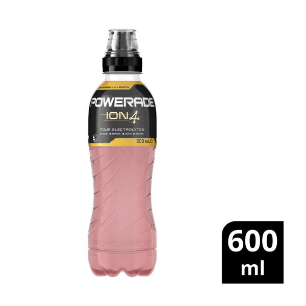 Powerade Sports Drink Sipper Cap Stawberry Lemon