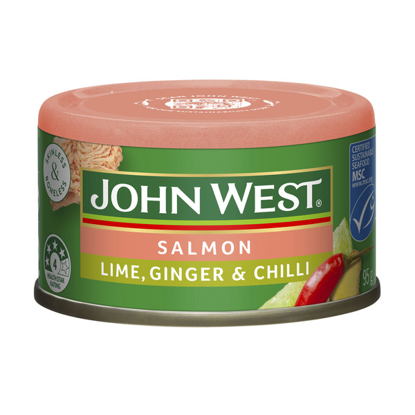 John West Salmon Tempters Lime- Chilli & Ginger 95g