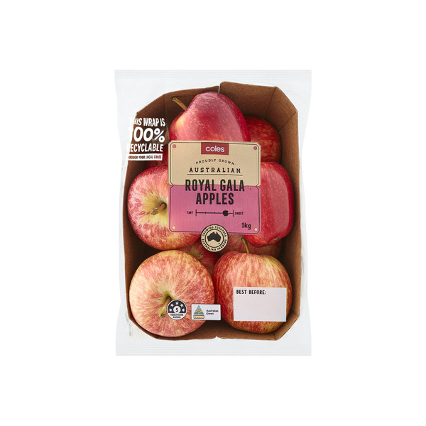 Buy Coles Royal Gala Apples 1Kg 1 each Coles