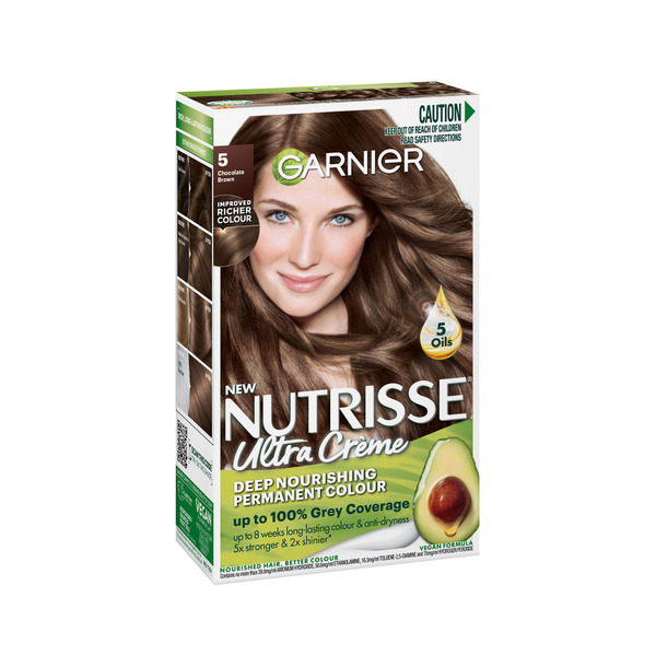 Garnier Nutrisse 5 Chocolate Brown Permanent Hair Colour