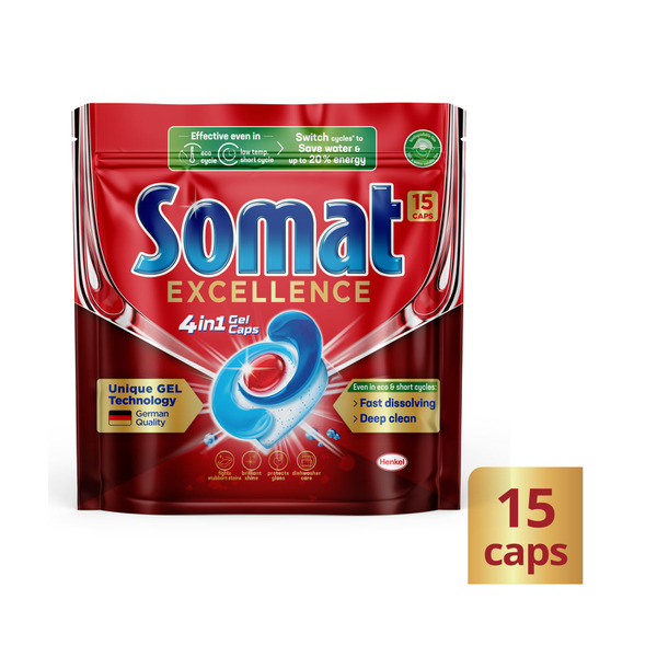 Somat Excellence Dishwashing Tablets | 15 pack