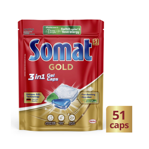 Somat Gold Dishwashing Tablets | 51 pack