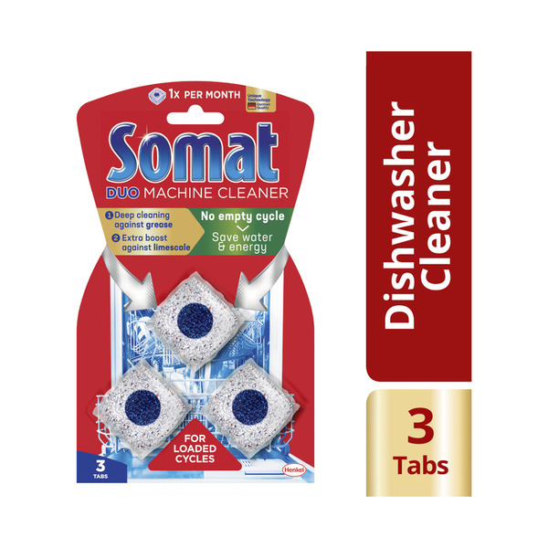 Somat Duo In Wash Dishwasher Cleaner | 3 pack