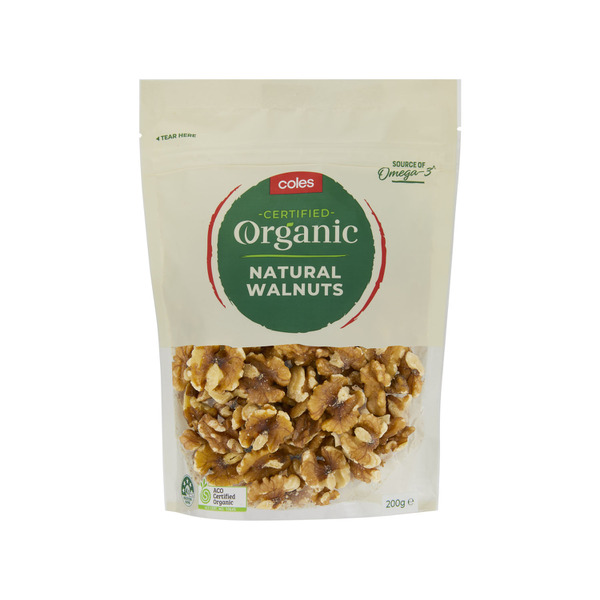 Buy Coles Organic Walnuts 200g | Coles