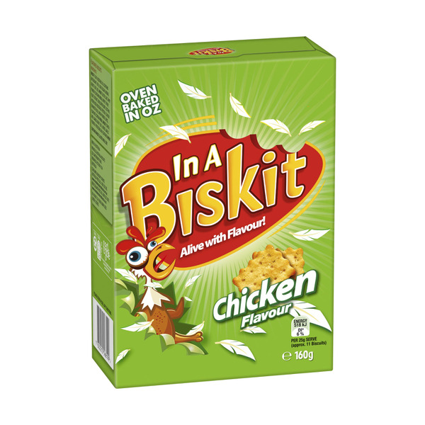 In A Biskit Chicken Flavoured Crackers