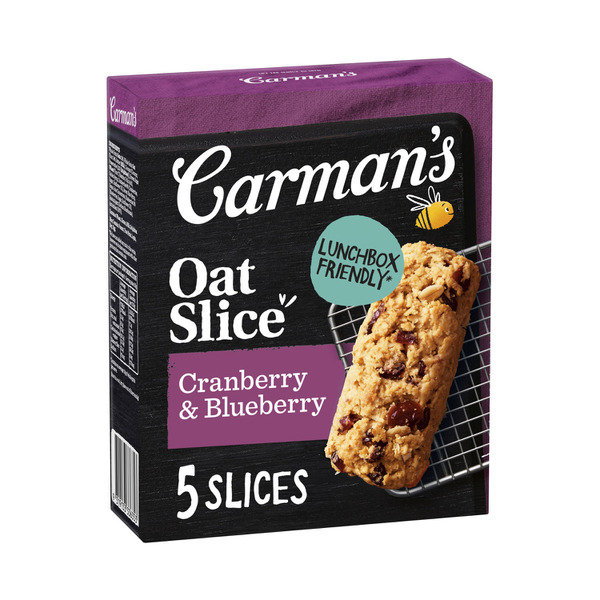 Carmans Oat Slices Berry 5 Pack