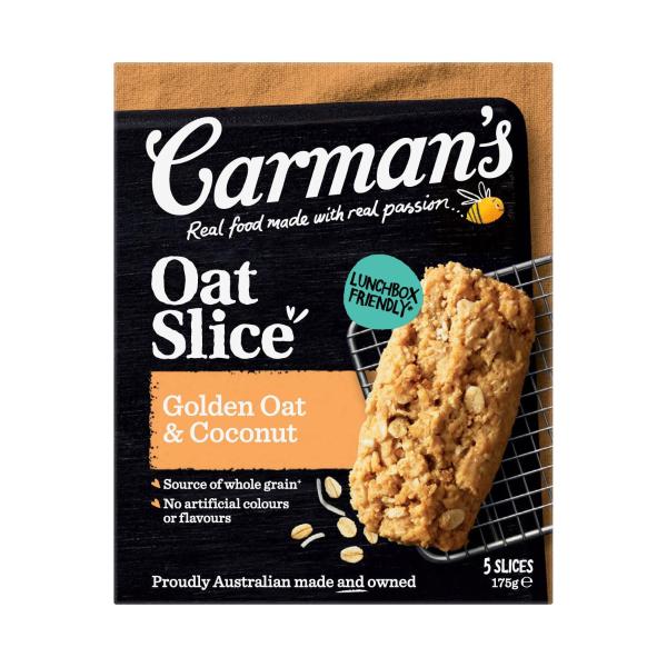 Oat Slices Golden Oat And Coconut 5 Pack