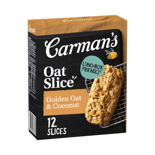 Carman's Oat Slices Golden Oat And Coconut 5 Pack | 175g