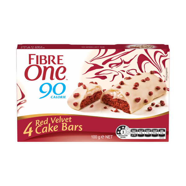 Fibre One Velvet Cake Bar 4 Pack