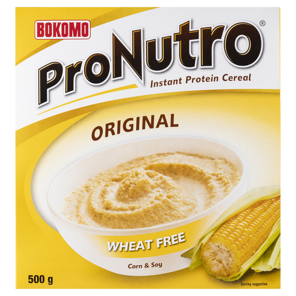 Calories in Bokomo Pro Nutro Original Instant Porridge Cereal