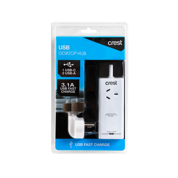 Crest Desktop 2 USB Charging Hub | 1 pack