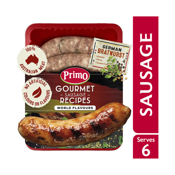 Primo Gourmet World Flavours German Bratwurst Sausage | 450g