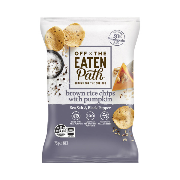 Buy Off The Eaten Path Brown Rice Chips With Pumpkin Sea Salt Pepper