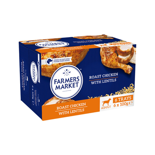 Buy Farmers Market Adult Wet Dog Food Roast Chicken With Lentils