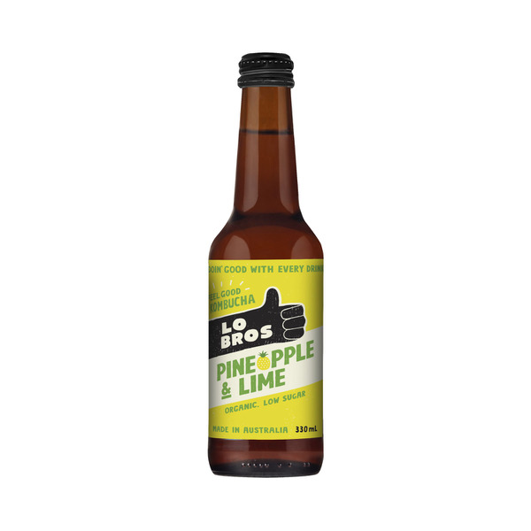 Lo Bros Kombucha Pineapple Lime