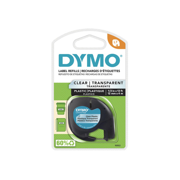 Dymo Plastic Clear Tape 1 each