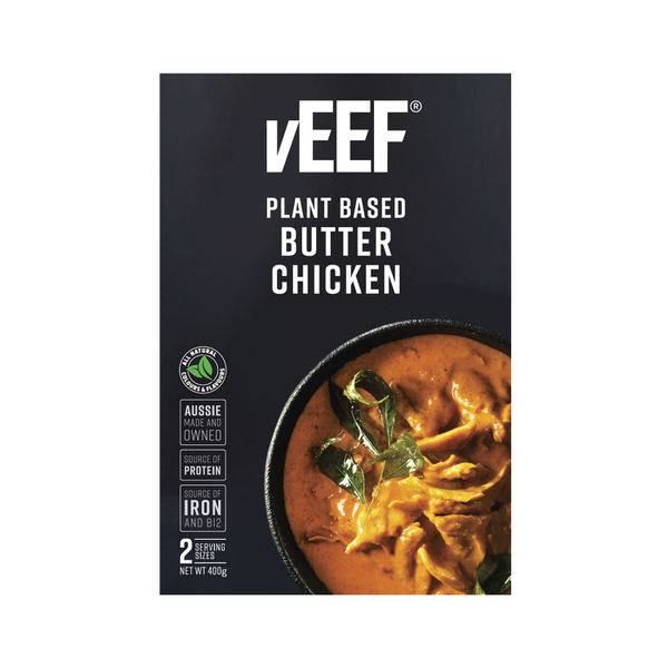 Calories in Veef Plant Based Butter Chicken