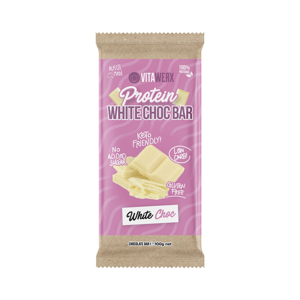 Vitawerx White Chocolate Plain Bar