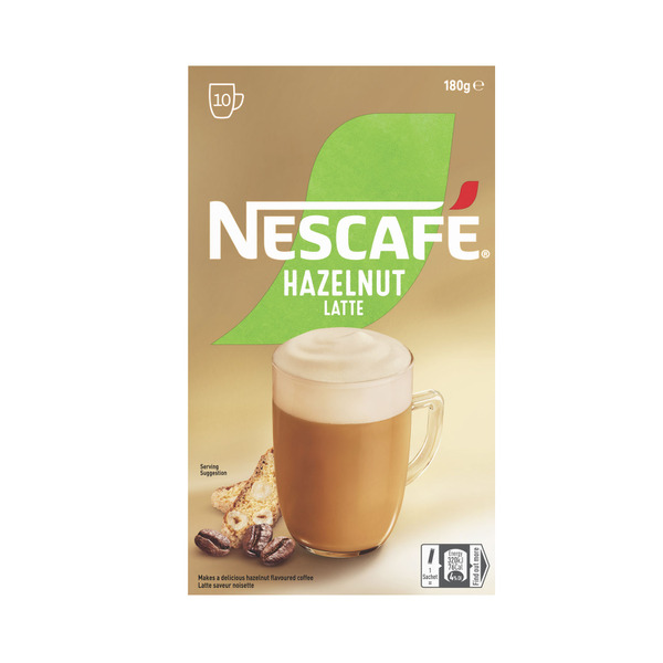 Nescafe Hazelnut Latte Coffee Sachets