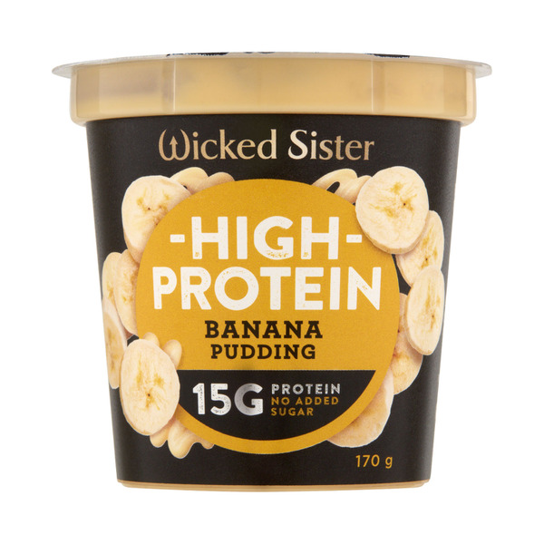 Wicked Sister High Protein Banana Pudding