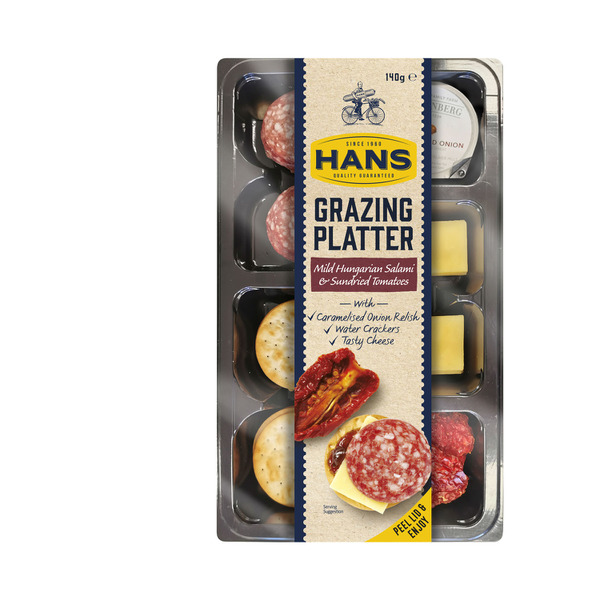 Hans Grazing Platter Hungarian Salami & Onion Relish 140g | 1 each