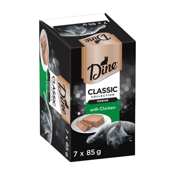 Dine Classic Terrine With Chicken Cat Food Multipack 7x85g