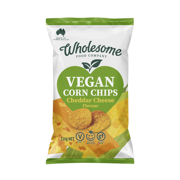 The Wholesome Food Company Corn Snacks Vegan Cheese