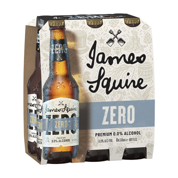 James Squire Zero Alc Bottles 6x345mL | 6 pack