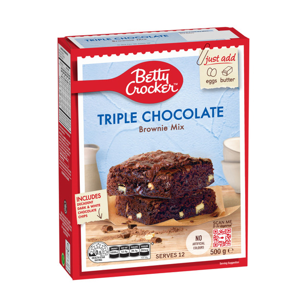 Buy Betty Crocker Triple Chocolate Fudge Mix 500g |