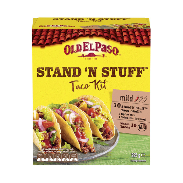 Old El Paso Stand 'N Stuff Taco Kit Mexican Style