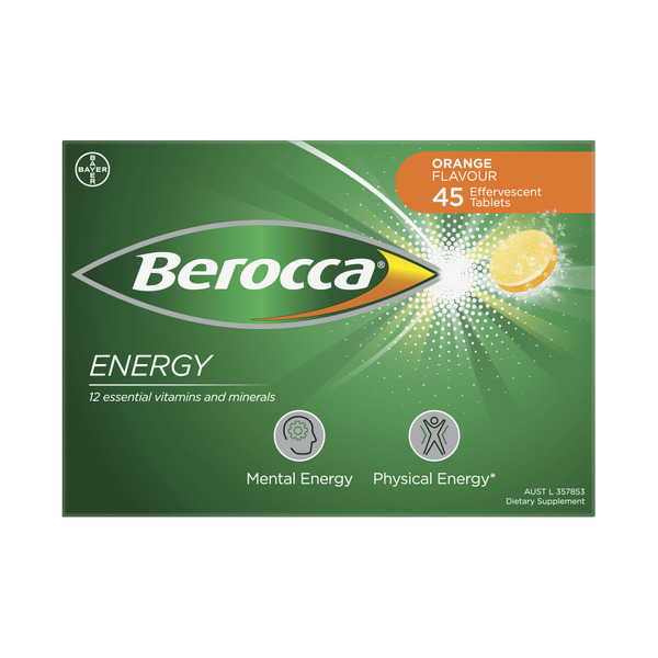 Berocca Effervescent Performance Tablets | 45 Pack
