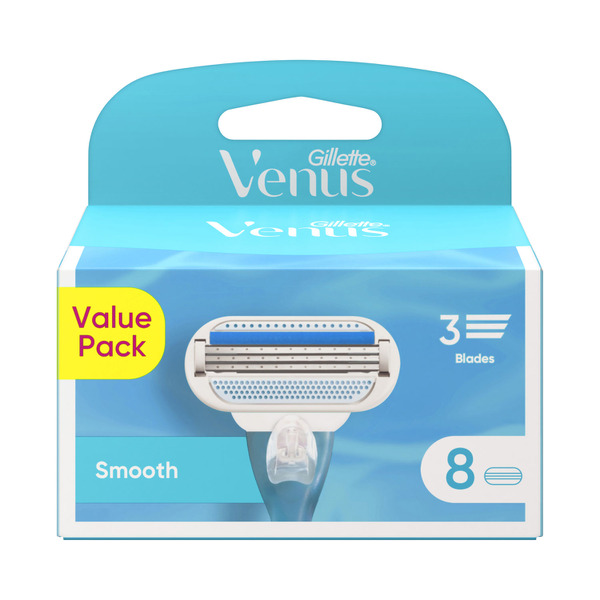 Gillette Venus Smooth Value Pack Razor Blade Refills | 8 pack