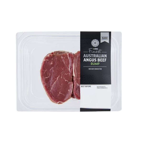 Buy Coles Finest Angus Beef Rump Steak 380g | Coles