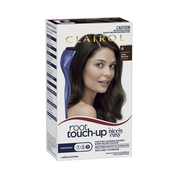 Clairol Nice 'N Easy Root Touch-Up 4 Dark Brown Hair Colour
