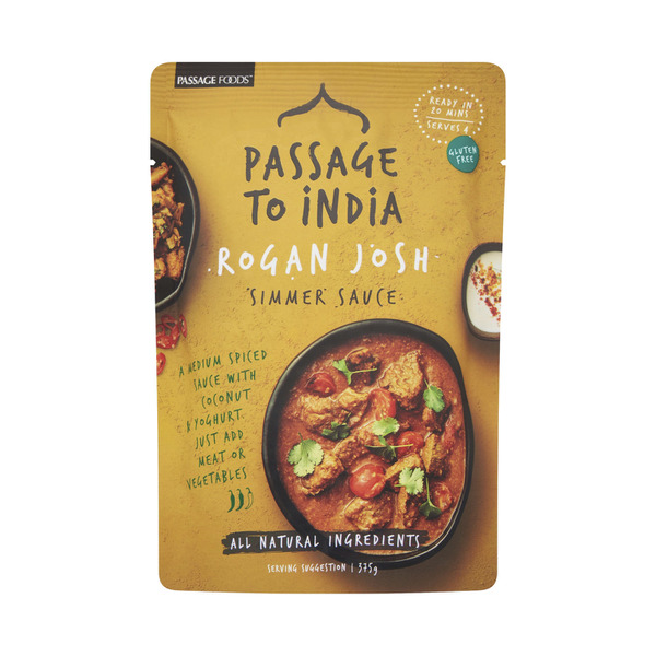 Passage Foods Passage To India Rogan Josh Simmer Sauce Pouch