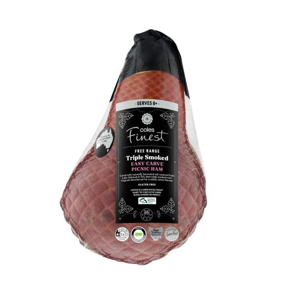 Free Range Triple Smoked Easy Carve Picnic Ham