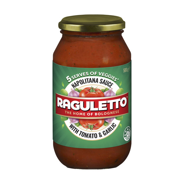 Buy Raguletto Napolitana Pasta Sauce 500g | Coles