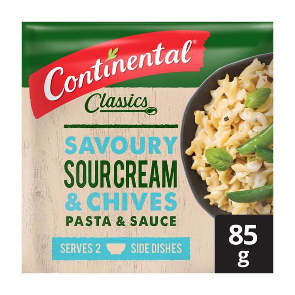 Continental Sour Cream & Chives Pasta & Sauce Serves 3