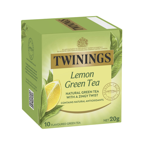Buy Twining's Green Tea And Lemon Tea Bags 10 Pack | Coles