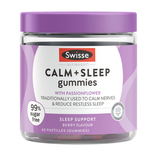 Swisse Ultiboost Calm + Sleep Gummies Assists the Body in Coping with Stress