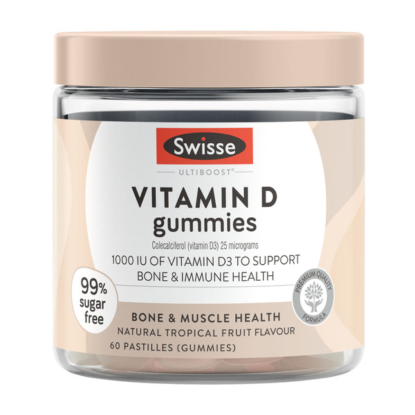 Swisse Ultiboost Vitamin D Gummies For Bone Health Support