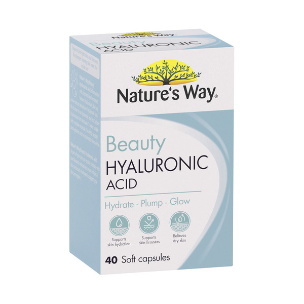 Nature's Way Beauty Hyaluronic Acid Tablets | 40 pack
