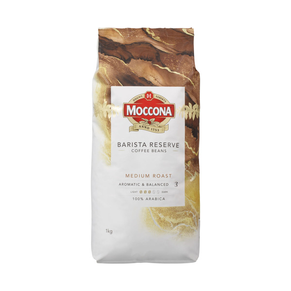 Moccona Barista Reserve Medium Roast Coffee Beans